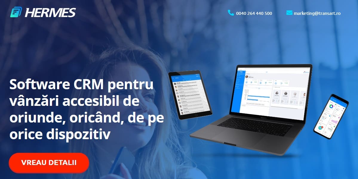 CRM Software Romania - HERMES CRM