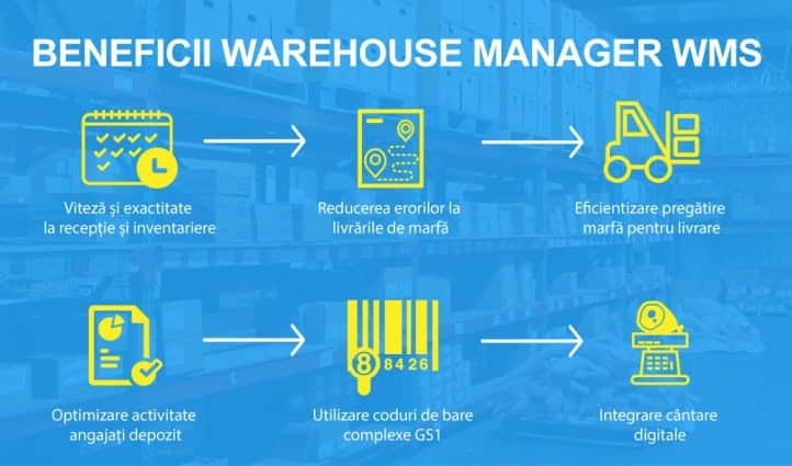 beneficii wms - sistem WMS integrat cu ERP