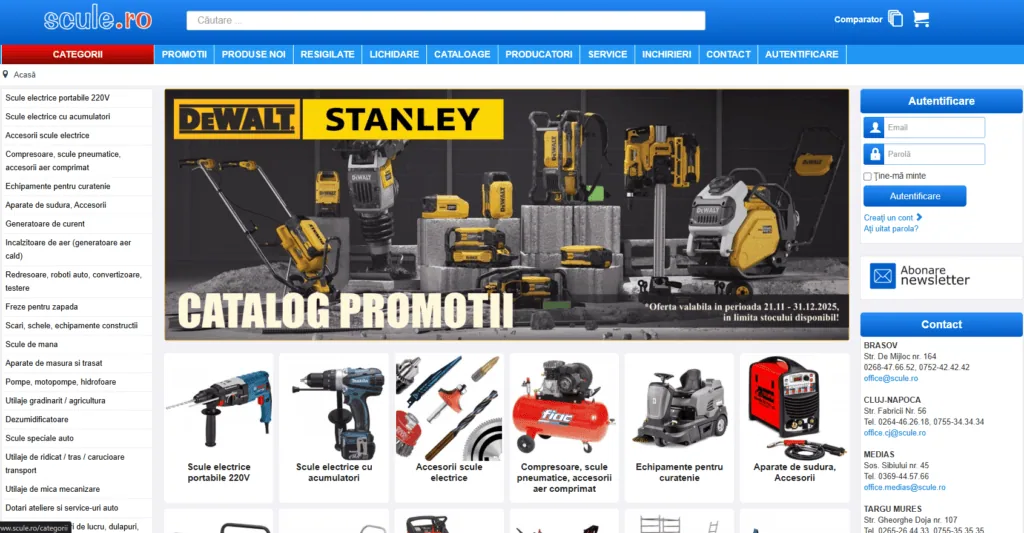 Tehno pro - distributie scule profesionale cu ERP + WMS Transart