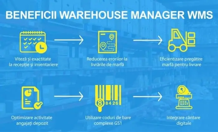 beneficii WMS - sistem WMS integrat cu ERP