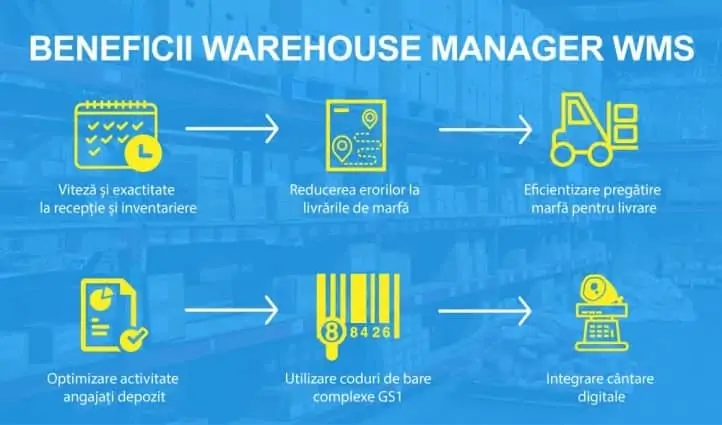 software depozit WMS beneficii wms - sistem WMS integrat cu ERP